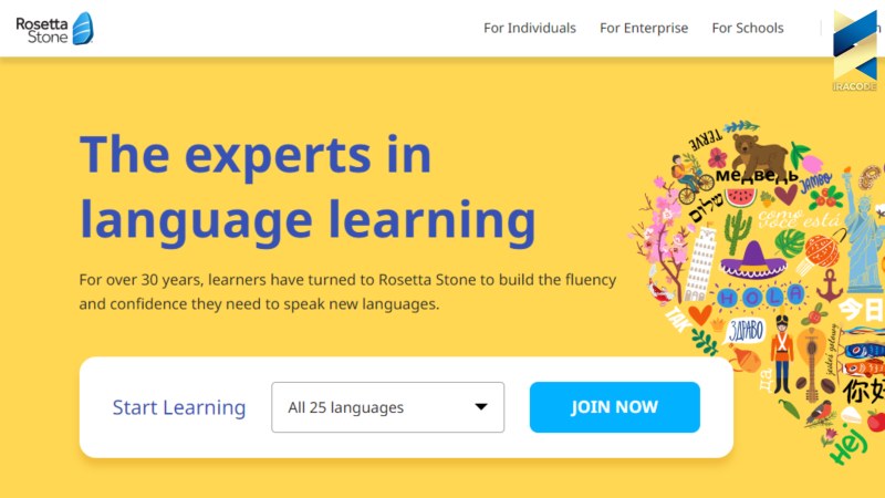 Rosetta Stone ، سفری به دنیای یادگیری زبان با هوش مصنوعی